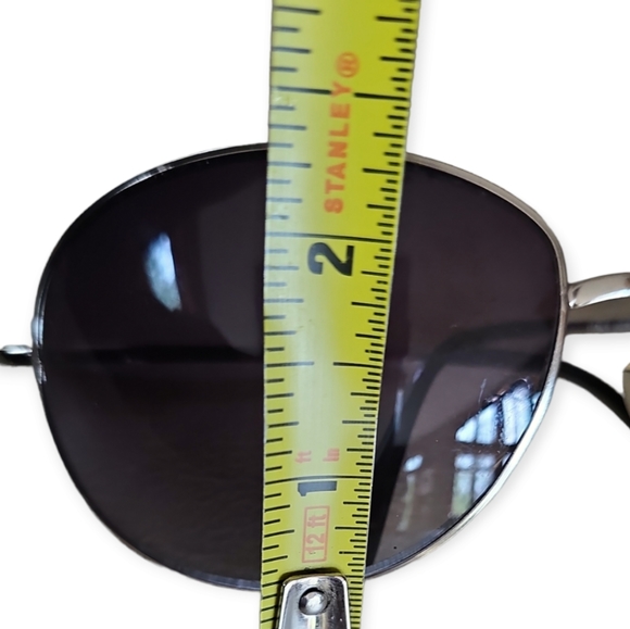 Vintage Italian Designer Metal Frame Classic Aviator Glasses - Picture 13 of 13